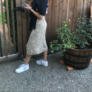 brandy melville phoebe leopard print skirt